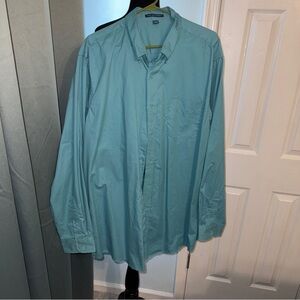 Port Authority Men's Teal Button-Up Dress Shirt